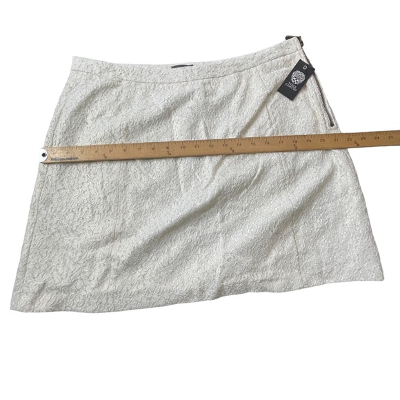 Vince Camuto St. Tropez Ivory embroidered skirt size 14 - Picture 13 of 16